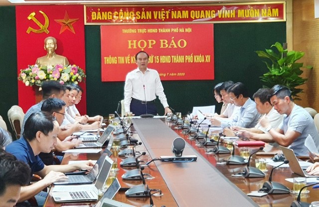 Thường trực HĐND TP: Họp báo thông tin về kỳ họp thứ 15